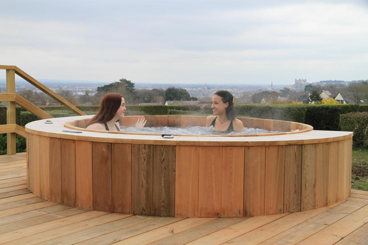Les Terrasses De Saumur - Hotel & Appartements - Restaurant & Spa מראה חיצוני תמונה