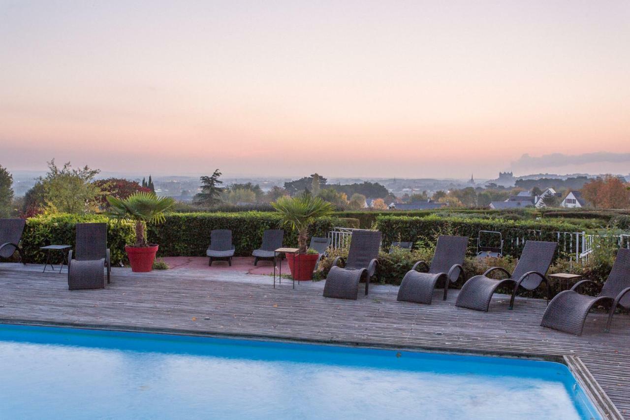 Les Terrasses De Saumur - Hotel & Appartements - Restaurant & Spa מראה חיצוני תמונה